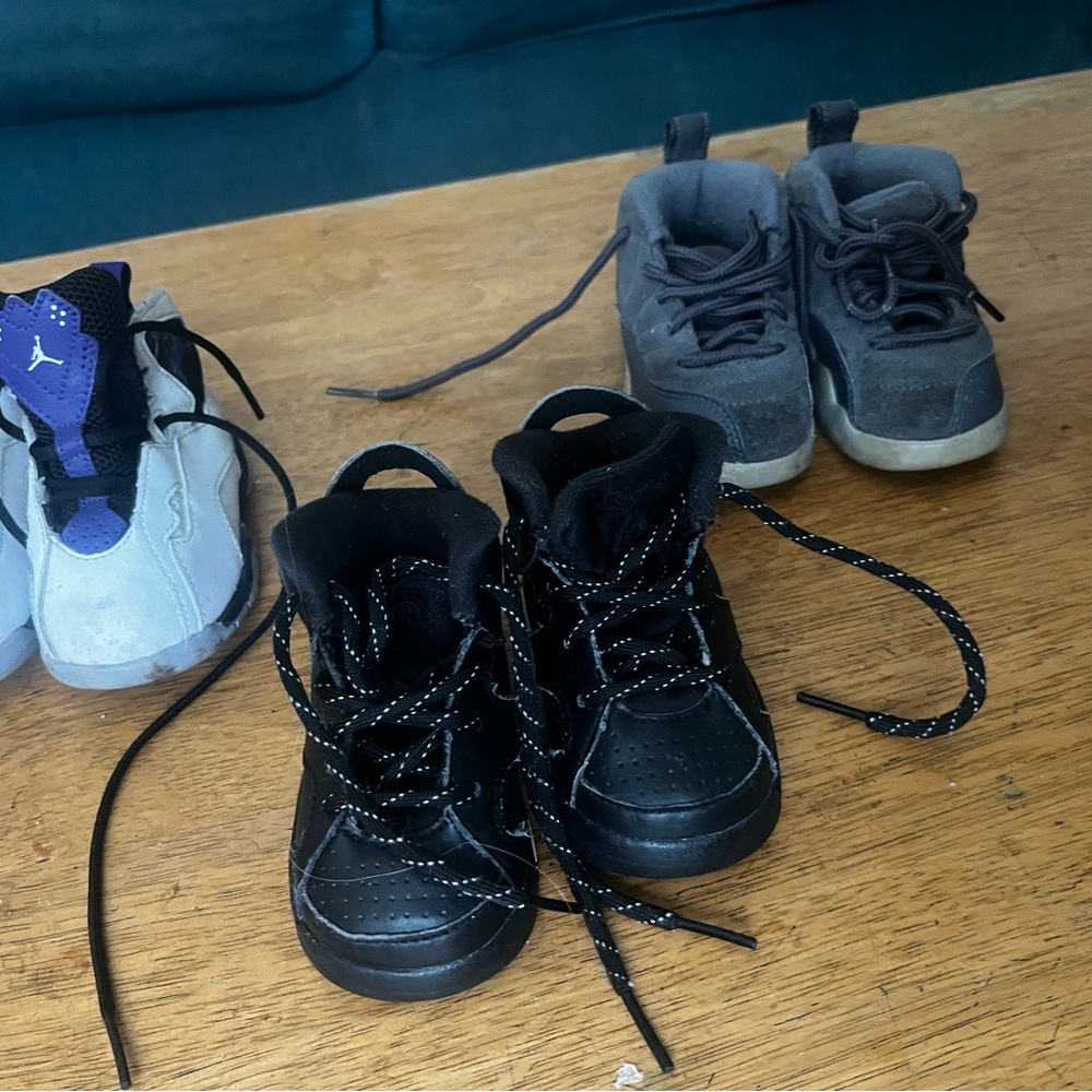 3 Pairs Baby Jordan Sneakers size  4c/5c